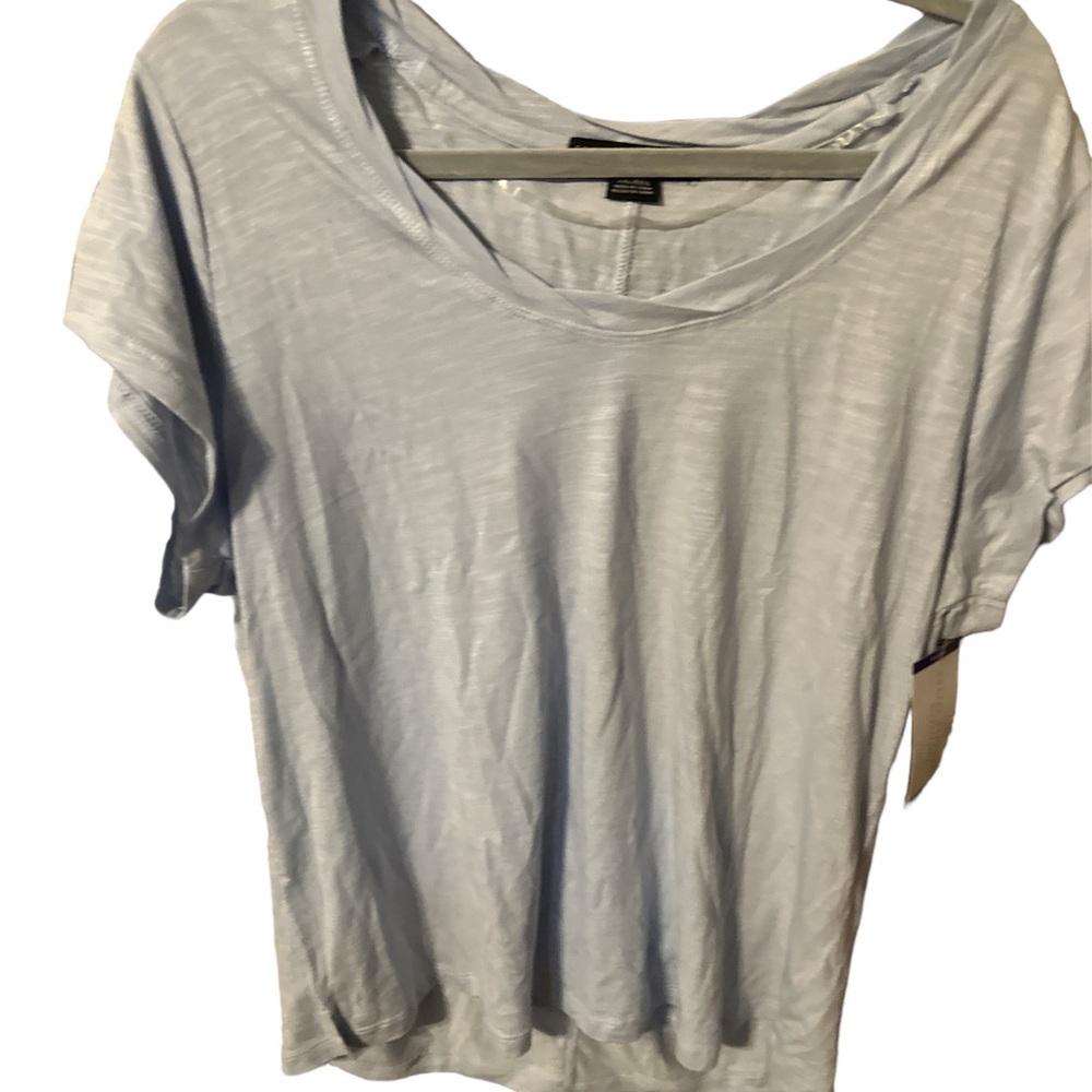 NWT sanctuary light blue round neck short sleeve tee size xxl really soft